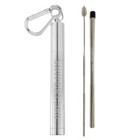 USC Trojans Silver Collapsible Reusable Straw